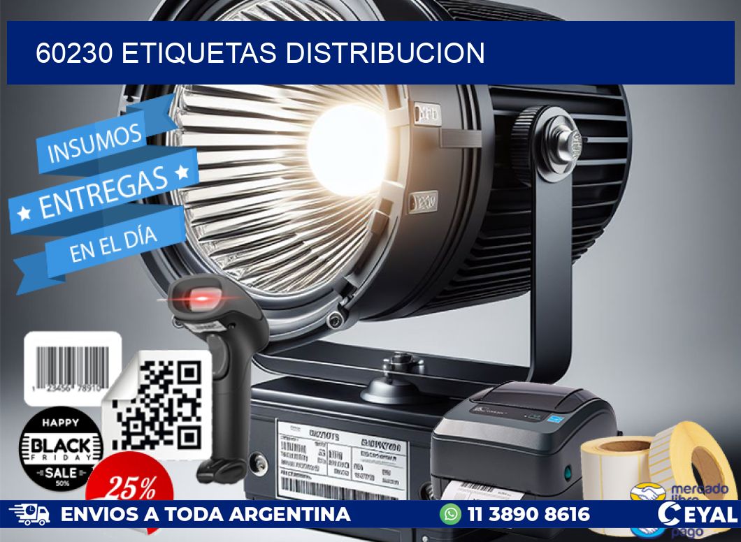 60230 etiquetas distribucion