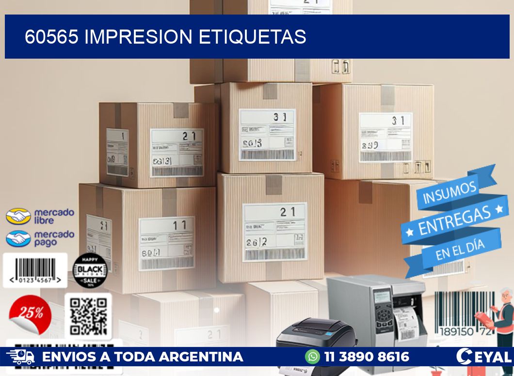 60565 impresion etiquetas