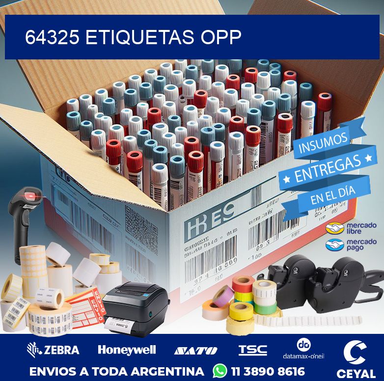 64325 ETIQUETAS OPP