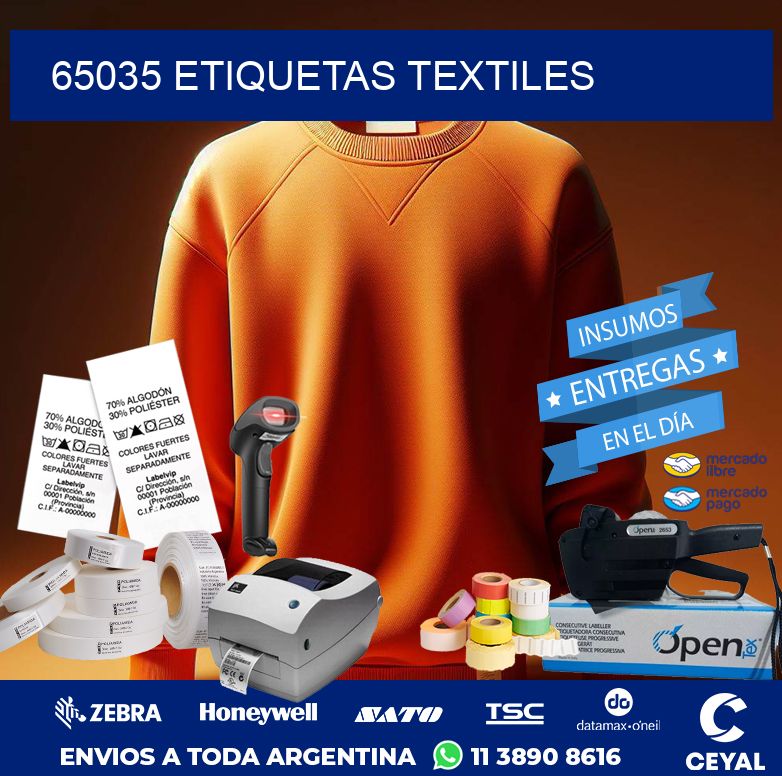 65035 ETIQUETAS TEXTILES