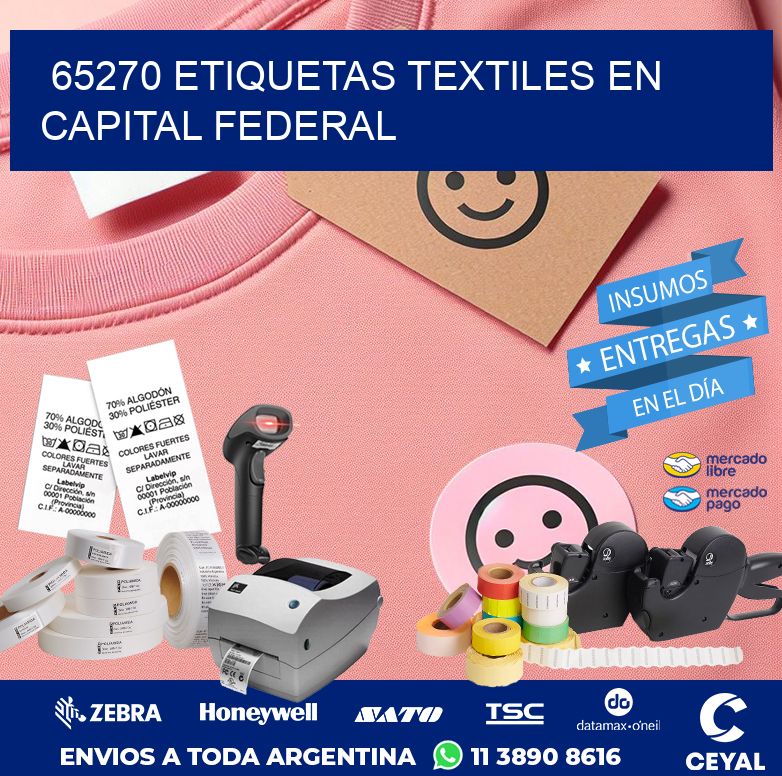 65270 ETIQUETAS TEXTILES EN CAPITAL FEDERAL