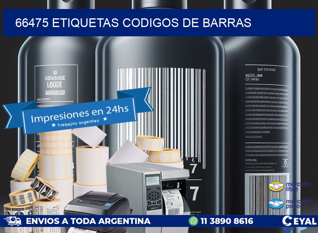 66475 etiquetas codigos de barras