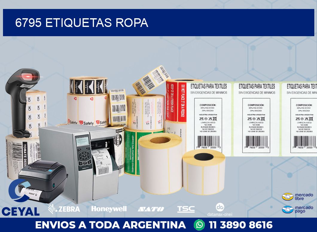 6795 ETIQUETAS ROPA