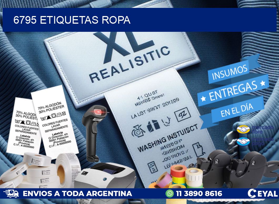 6795 ETIQUETAS ROPA