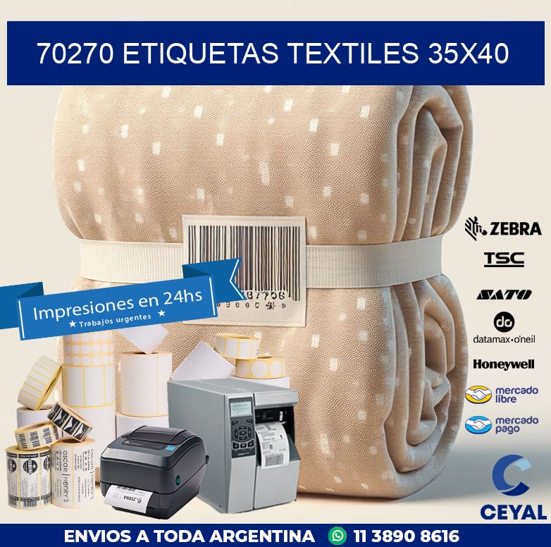 70270 ETIQUETAS TEXTILES 35X40