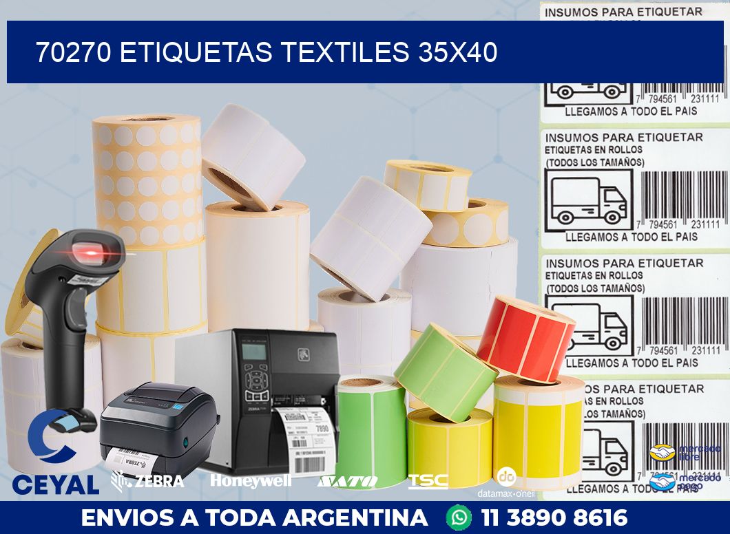 70270 ETIQUETAS TEXTILES 35X40