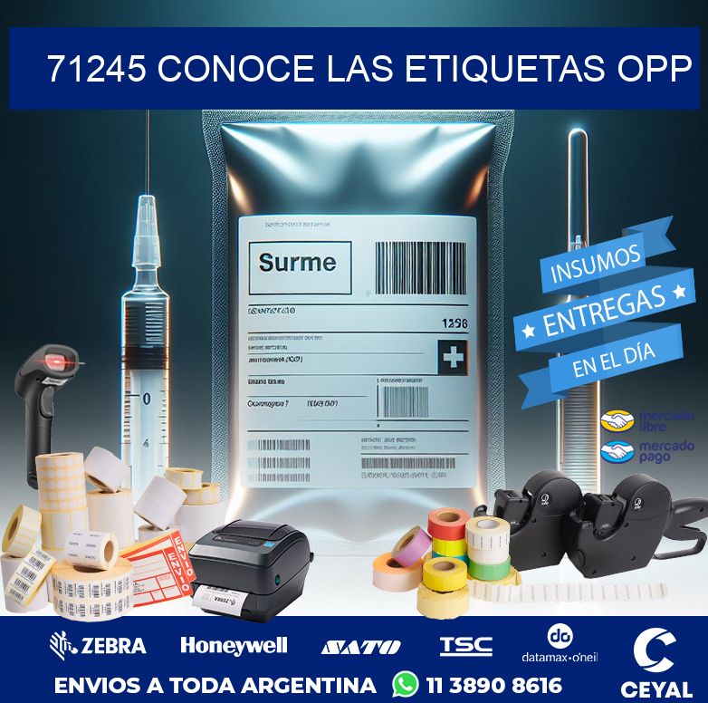 71245 CONOCE LAS ETIQUETAS OPP