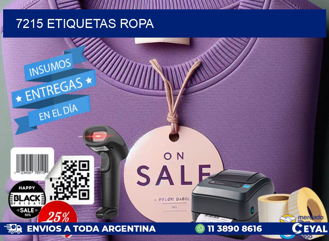 7215 ETIQUETAS ROPA