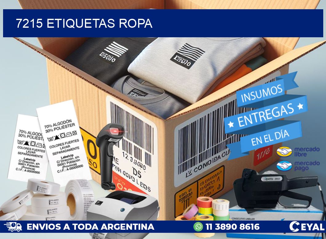 7215 ETIQUETAS ROPA