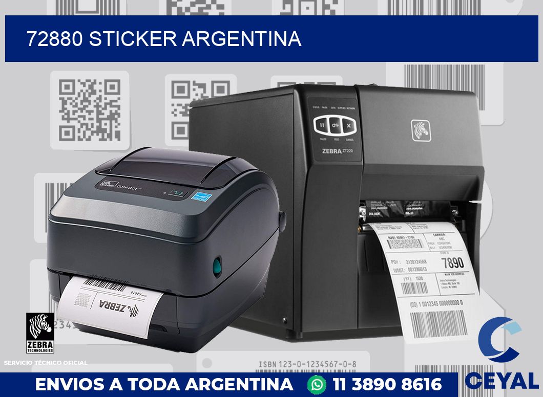 72880 Sticker Argentina