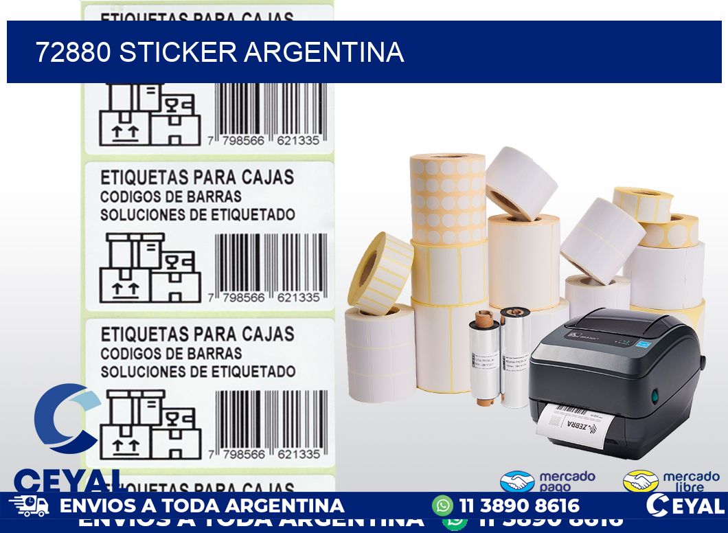 72880 Sticker Argentina