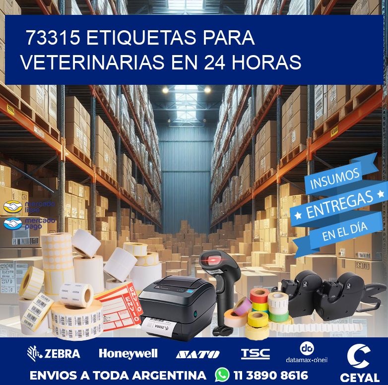 73315 ETIQUETAS PARA VETERINARIAS EN 24 HORAS