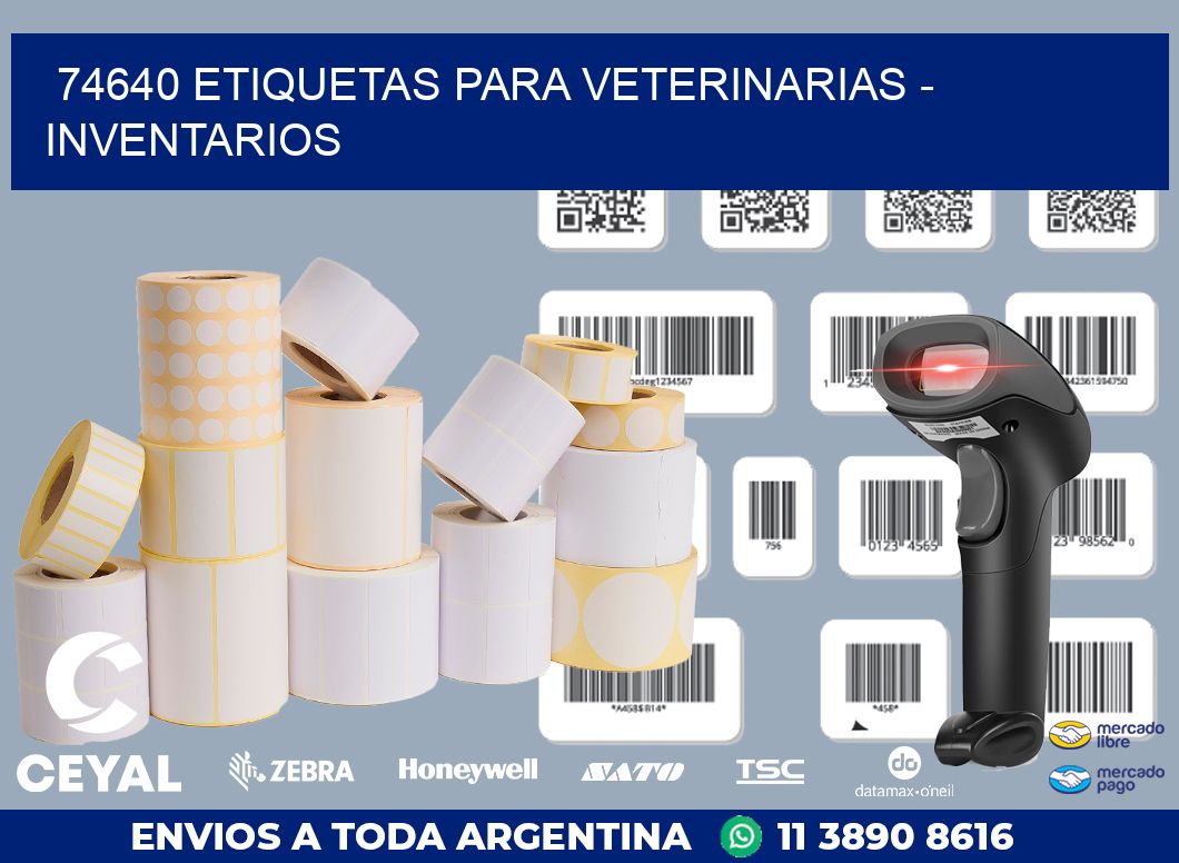 74640 ETIQUETAS PARA VETERINARIAS - INVENTARIOS