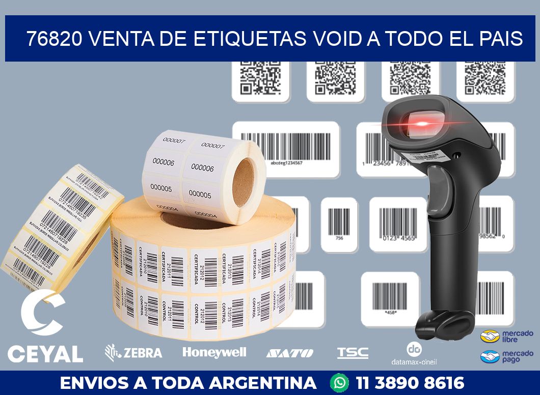 76820 VENTA DE ETIQUETAS VOID A TODO EL PAIS
