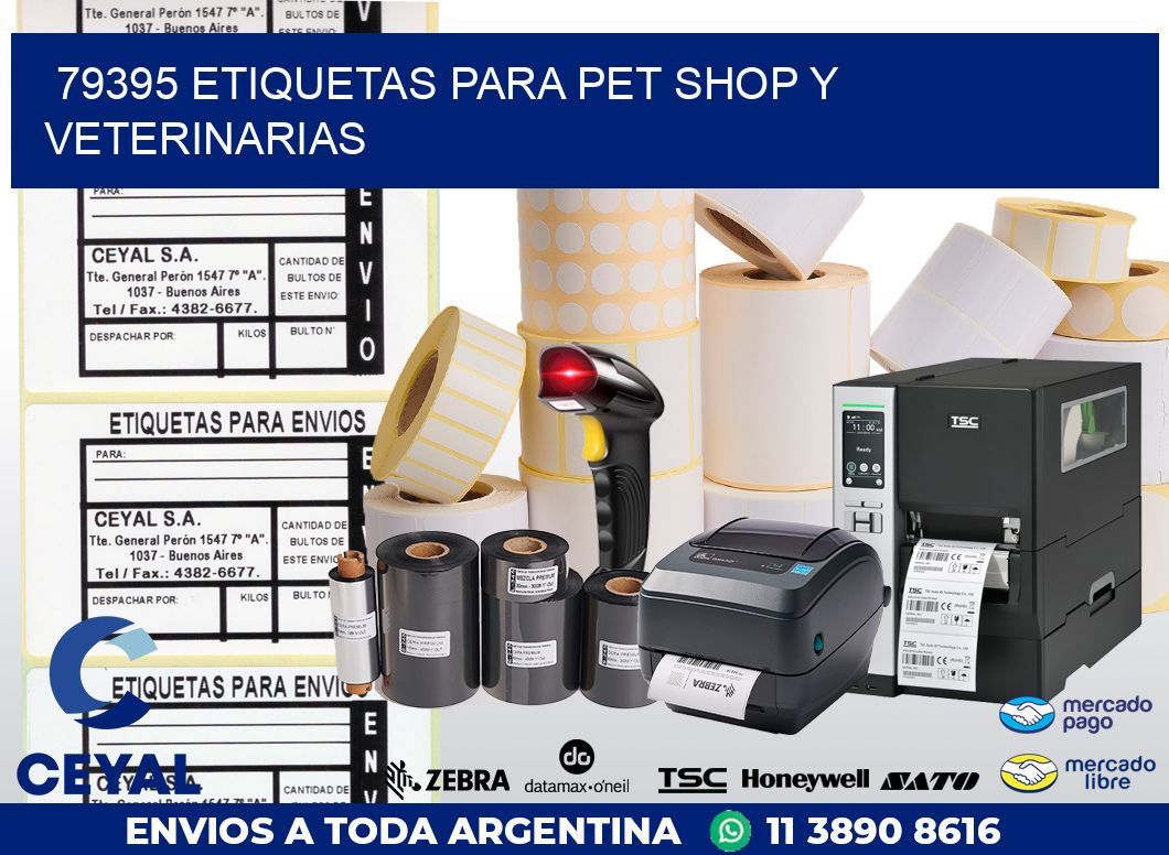79395 ETIQUETAS PARA PET SHOP Y VETERINARIAS