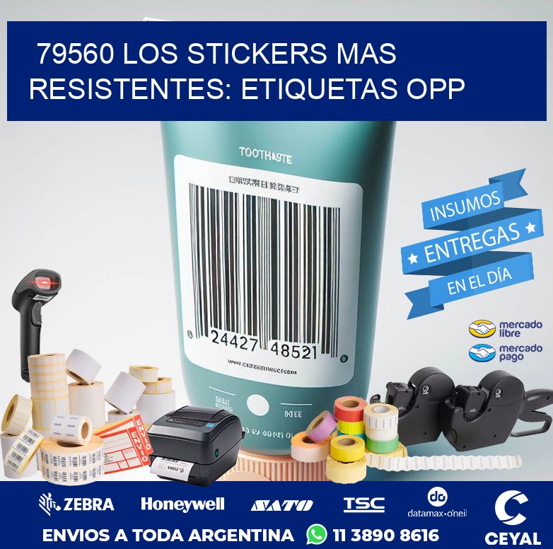 79560 LOS STICKERS MAS RESISTENTES: ETIQUETAS OPP