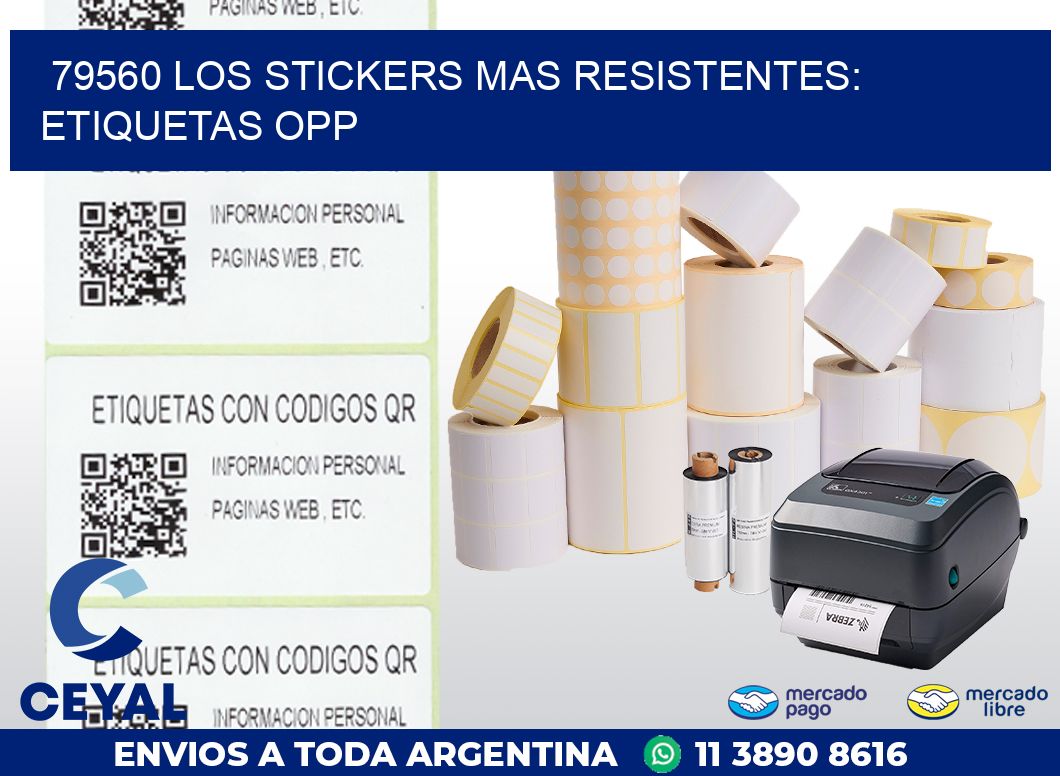 79560 LOS STICKERS MAS RESISTENTES: ETIQUETAS OPP