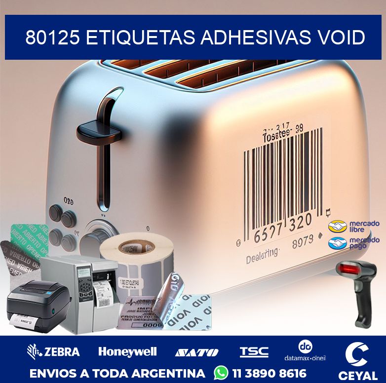 80125 ETIQUETAS ADHESIVAS VOID