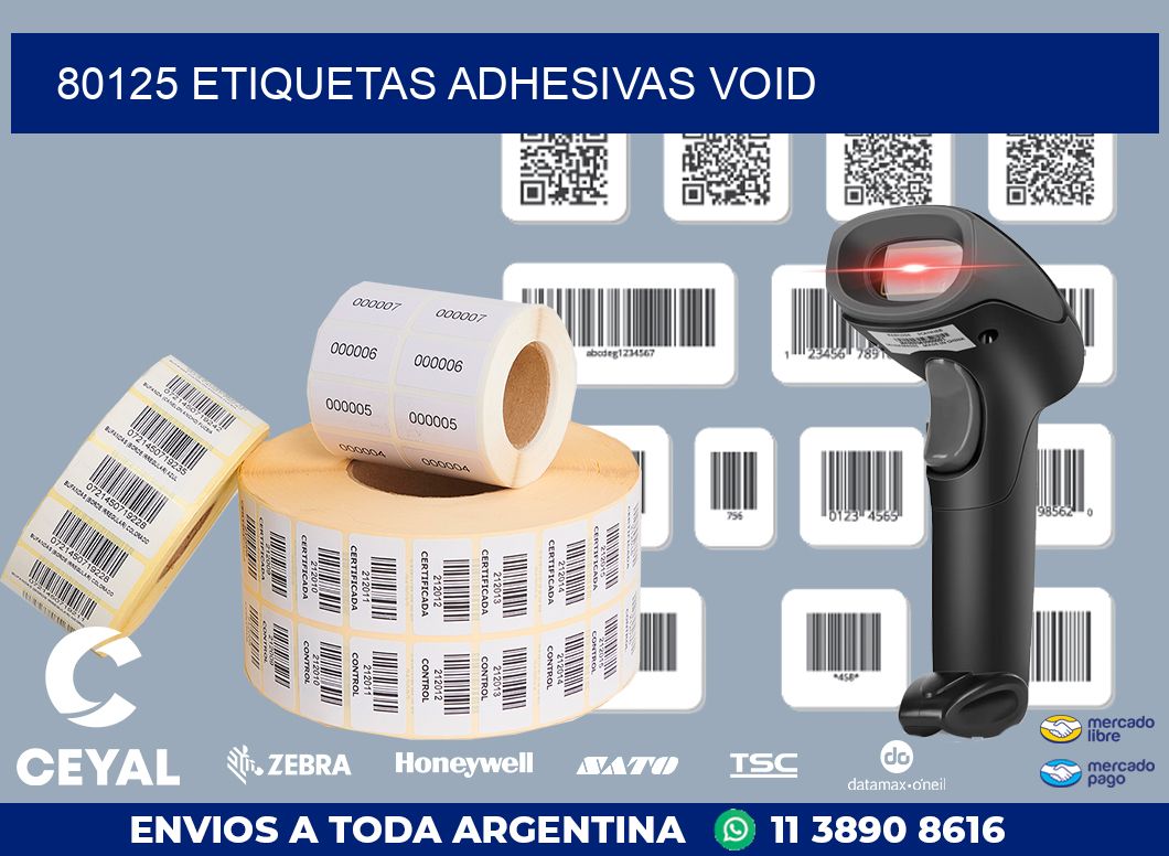 80125 ETIQUETAS ADHESIVAS VOID