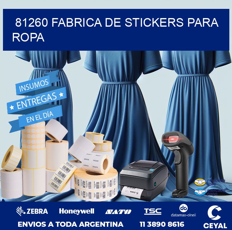 81260 FABRICA DE STICKERS PARA ROPA
