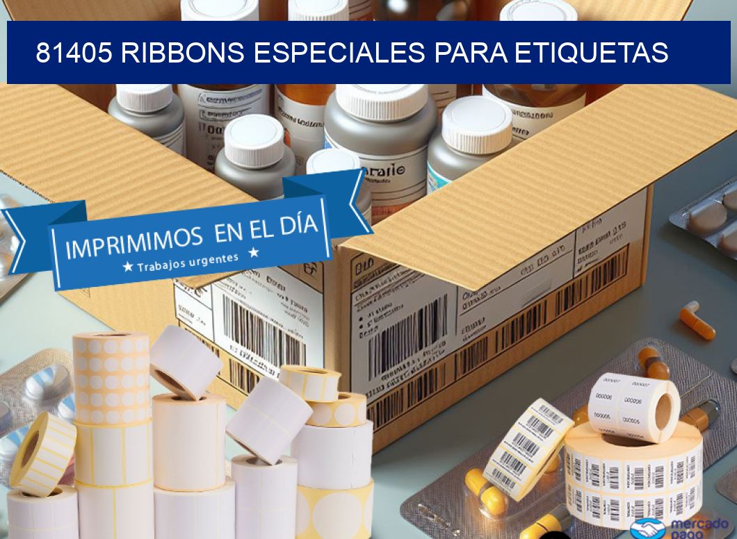 81405 RIBBONS ESPECIALES PARA ETIQUETAS