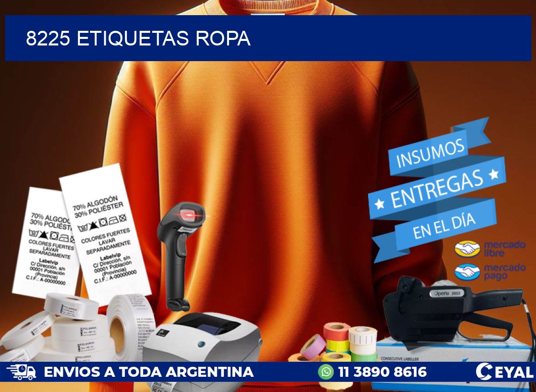 8225 ETIQUETAS ROPA