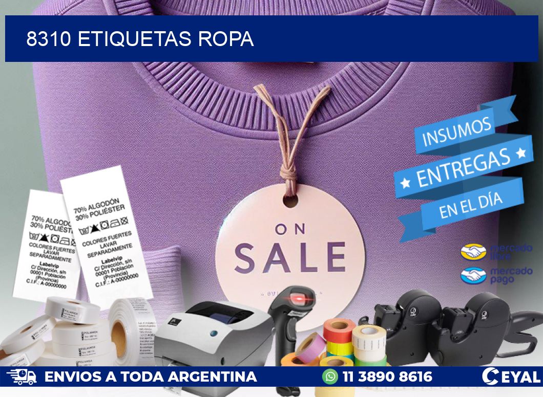 8310 ETIQUETAS ROPA