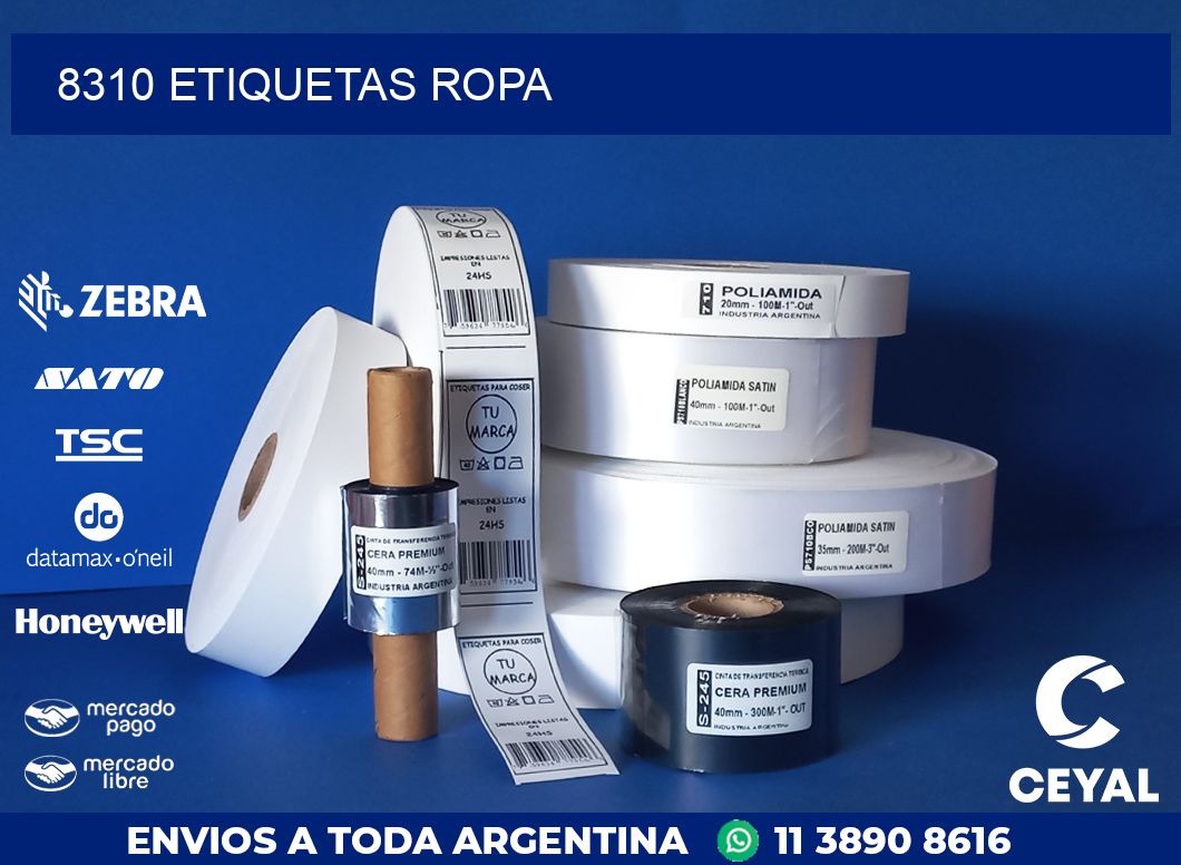 8310 ETIQUETAS ROPA