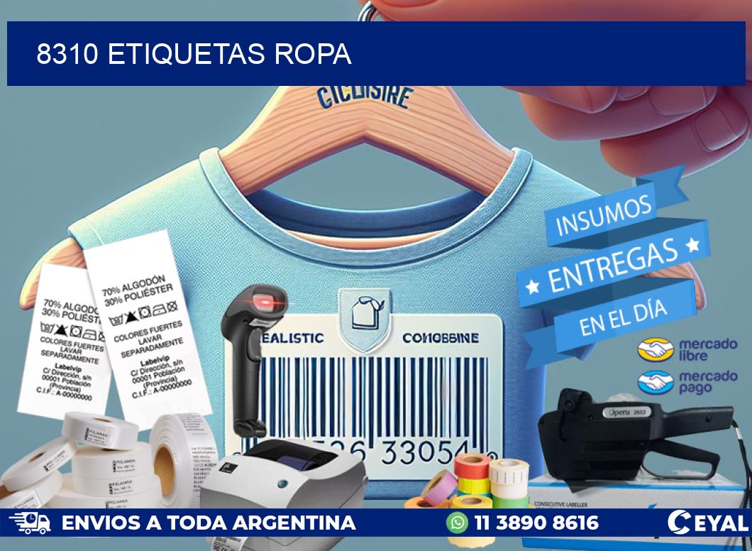 8310 ETIQUETAS ROPA