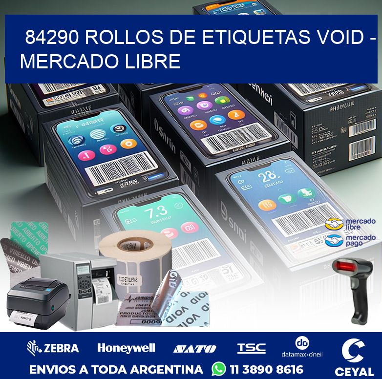 84290 ROLLOS DE ETIQUETAS VOID - MERCADO LIBRE
