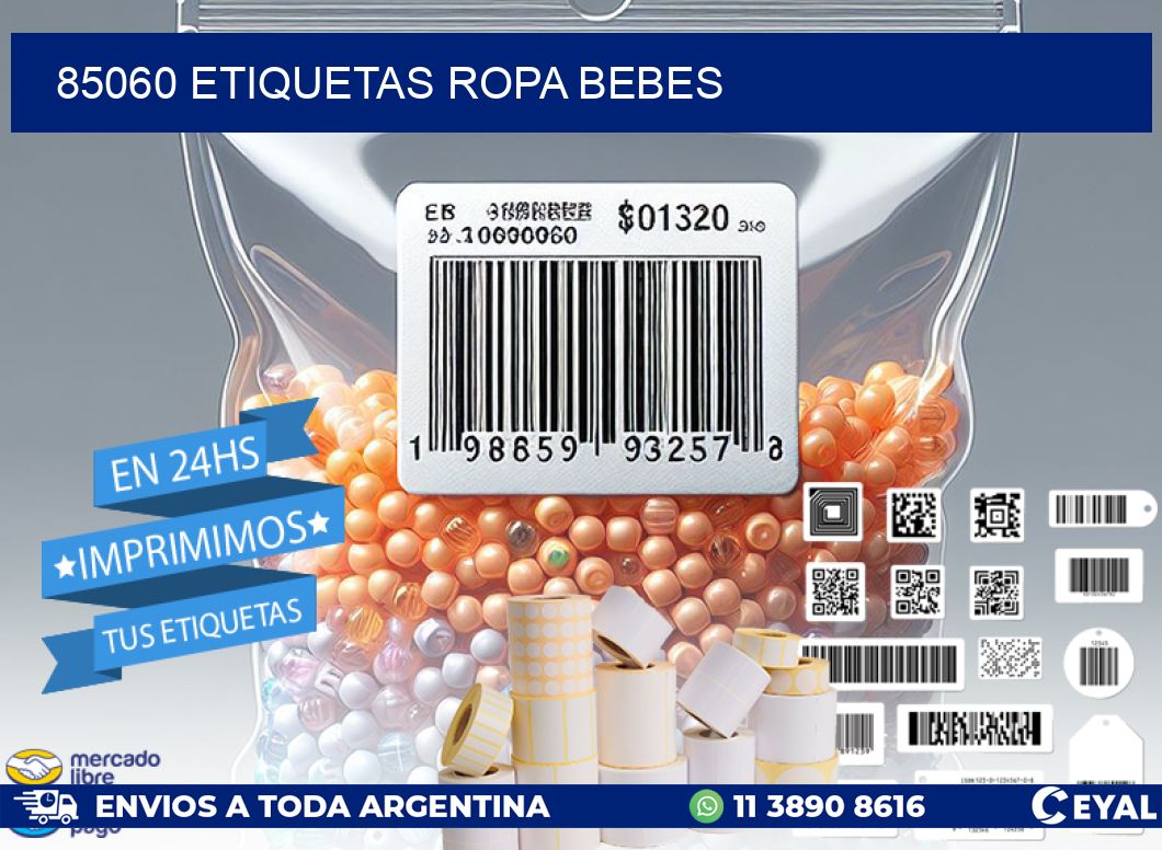 85060 ETIQUETAS ROPA BEBES