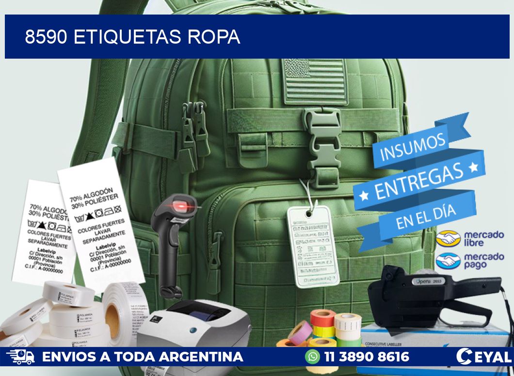 8590 ETIQUETAS ROPA