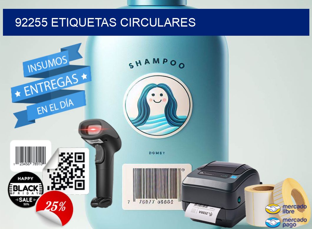 92255 ETIQUETAS CIRCULARES