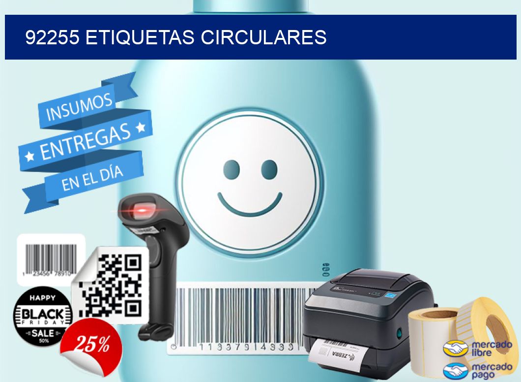 92255 ETIQUETAS CIRCULARES