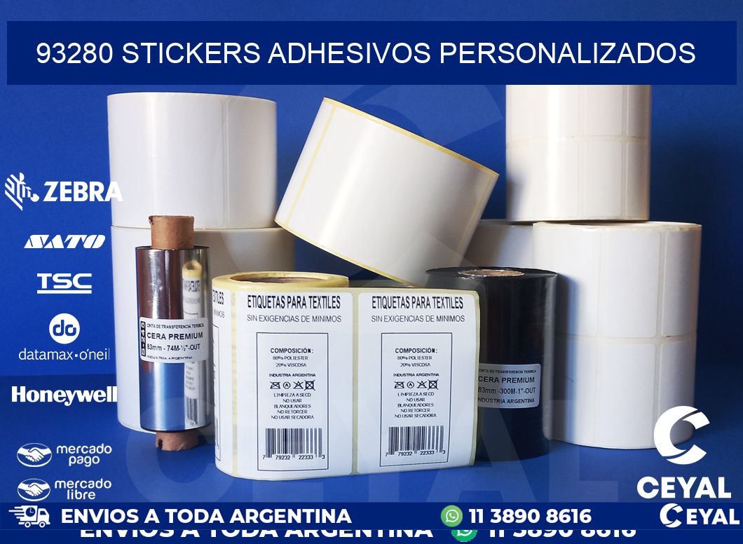 93280 stickers adhesivos personalizados