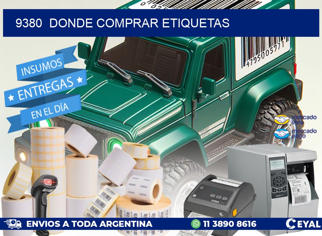 9380 donde comprar etiquetas