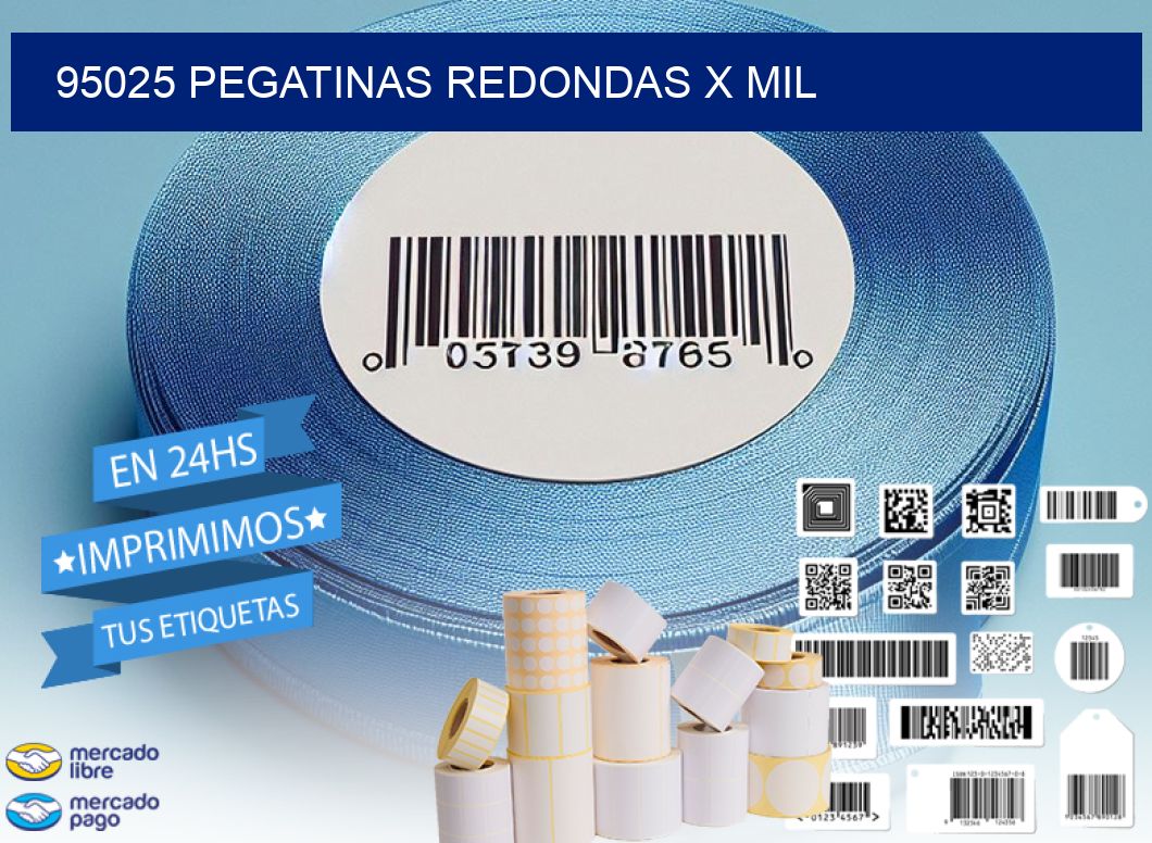 95025 PEGATINAS REDONDAS X MIL