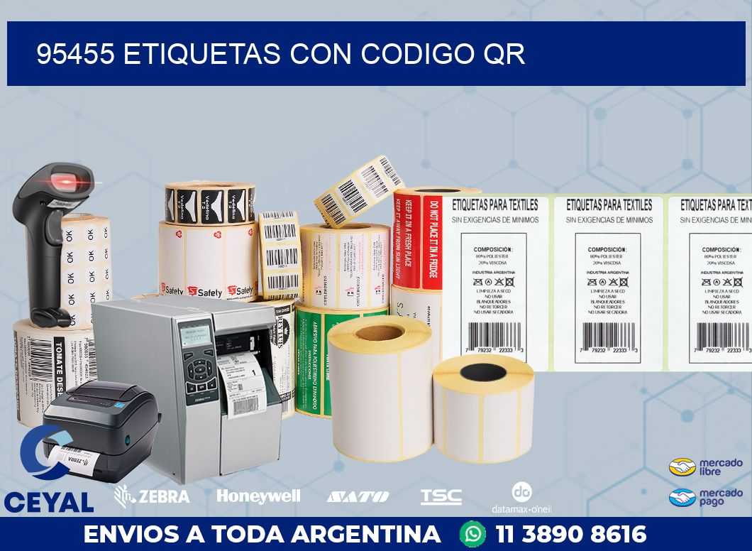 95455 ETIQUETAS CON CODIGO QR