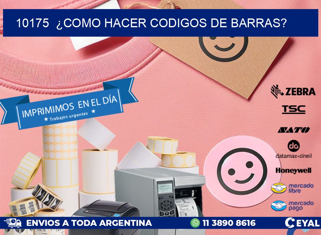 10175 ¿COMO HACER CODIGOS DE BARRAS?