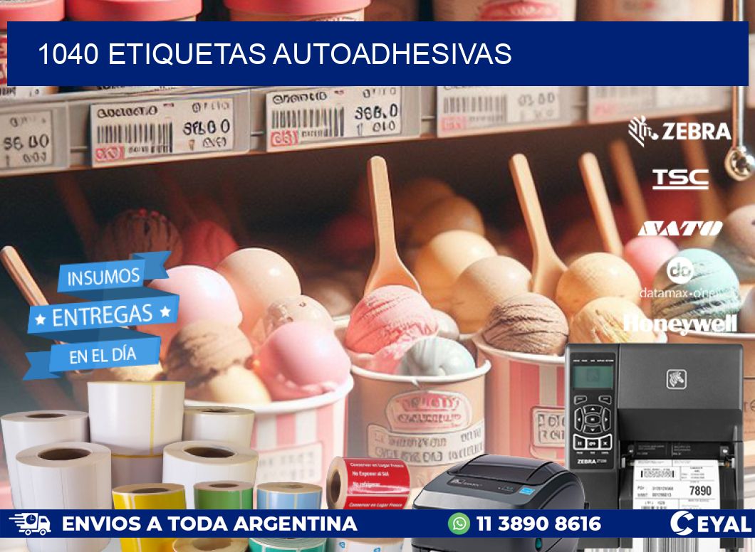 1040 ETIQUETAS AUTOADHESIVAS