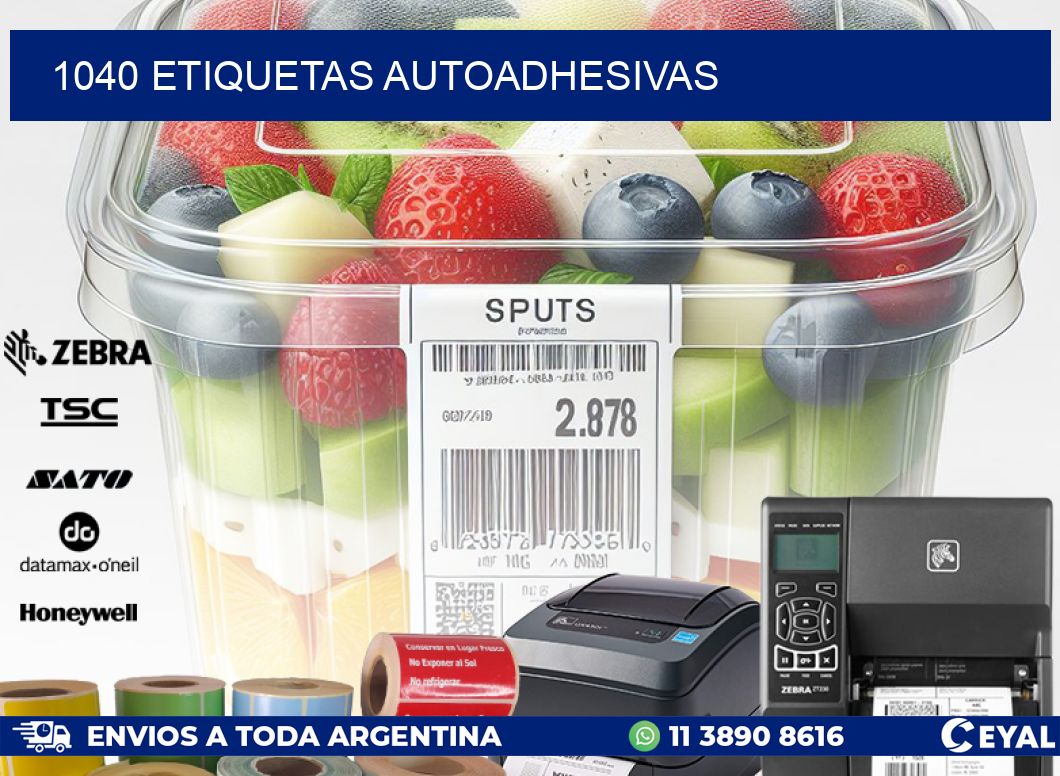 1040 ETIQUETAS AUTOADHESIVAS