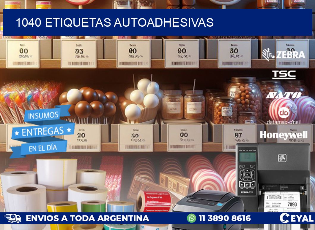 1040 ETIQUETAS AUTOADHESIVAS