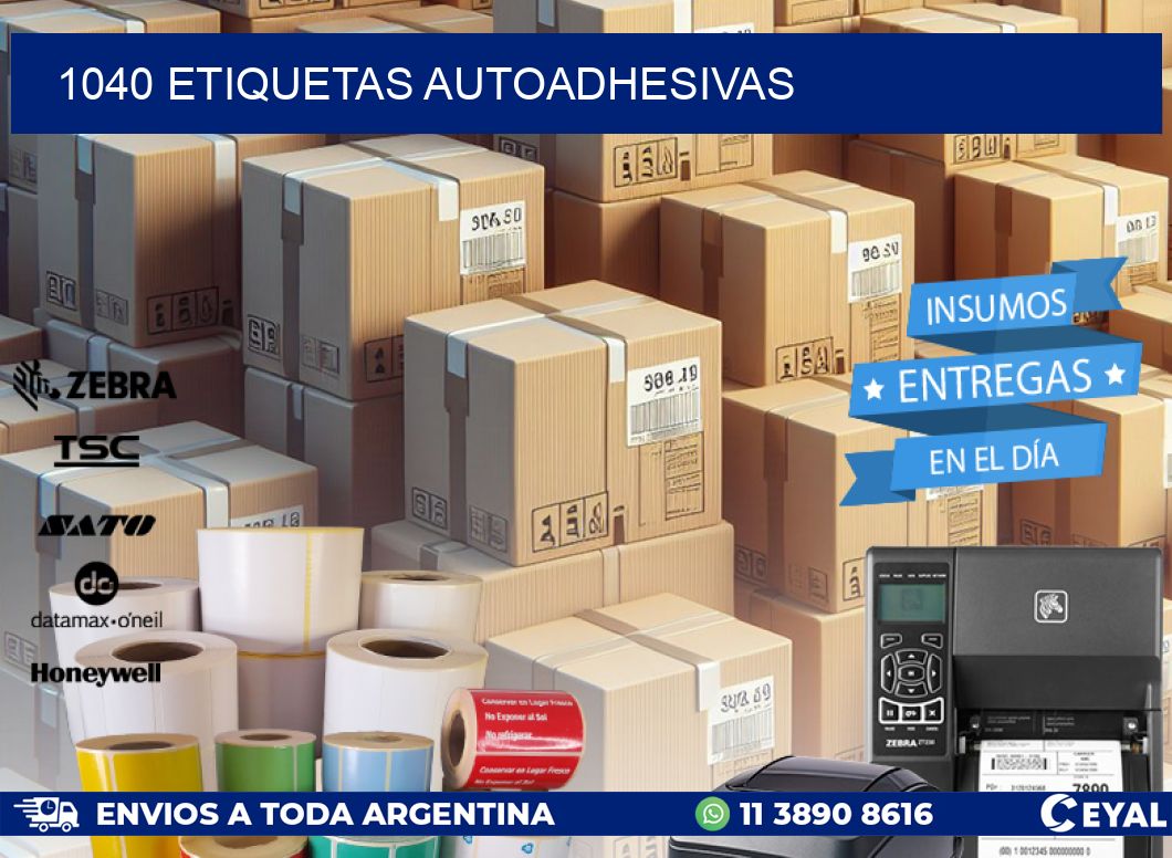 1040 ETIQUETAS AUTOADHESIVAS
