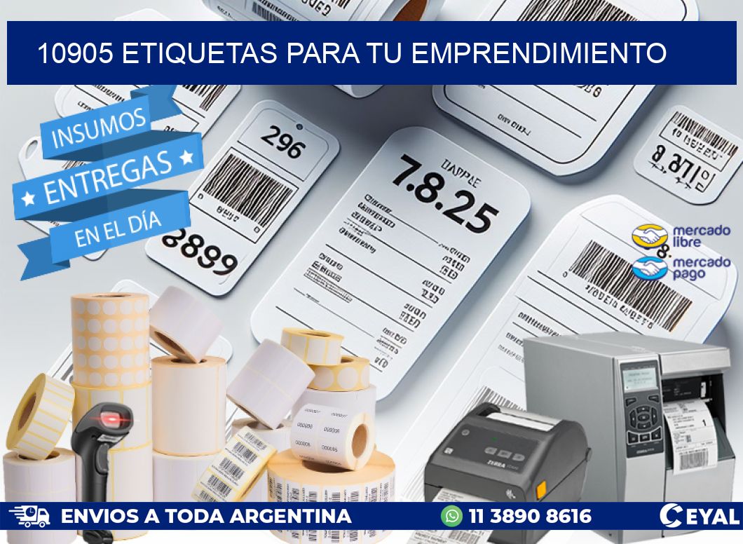 10905 ETIQUETAS PARA TU EMPRENDIMIENTO