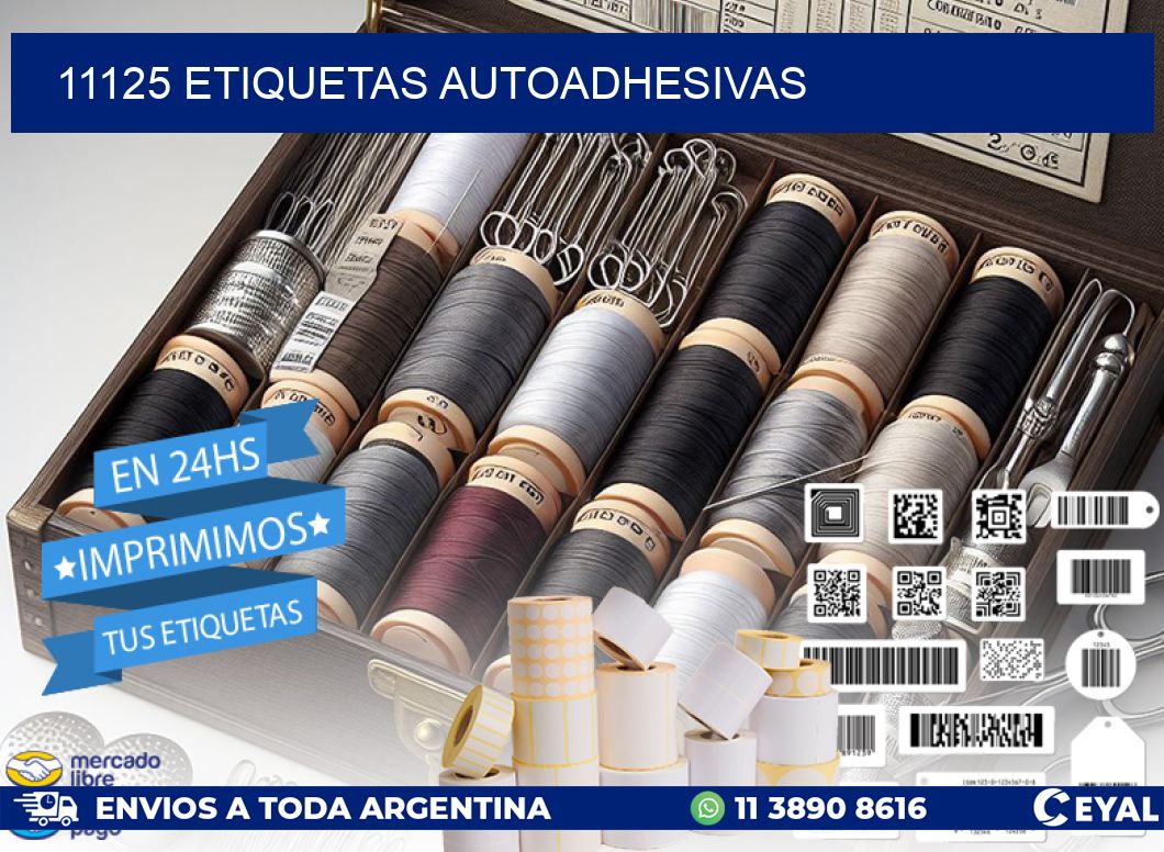 11125 ETIQUETAS AUTOADHESIVAS