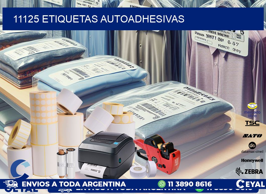 11125 ETIQUETAS AUTOADHESIVAS