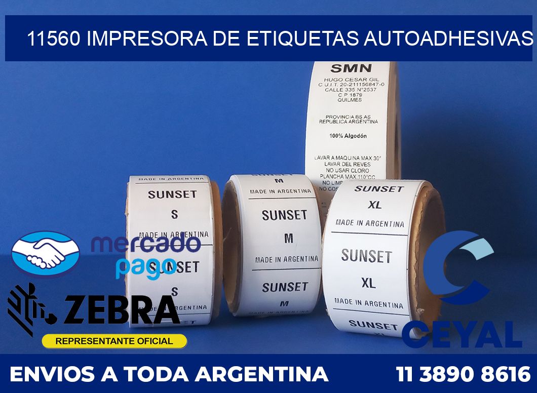 11560 IMPRESORA DE ETIQUETAS AUTOADHESIVAS