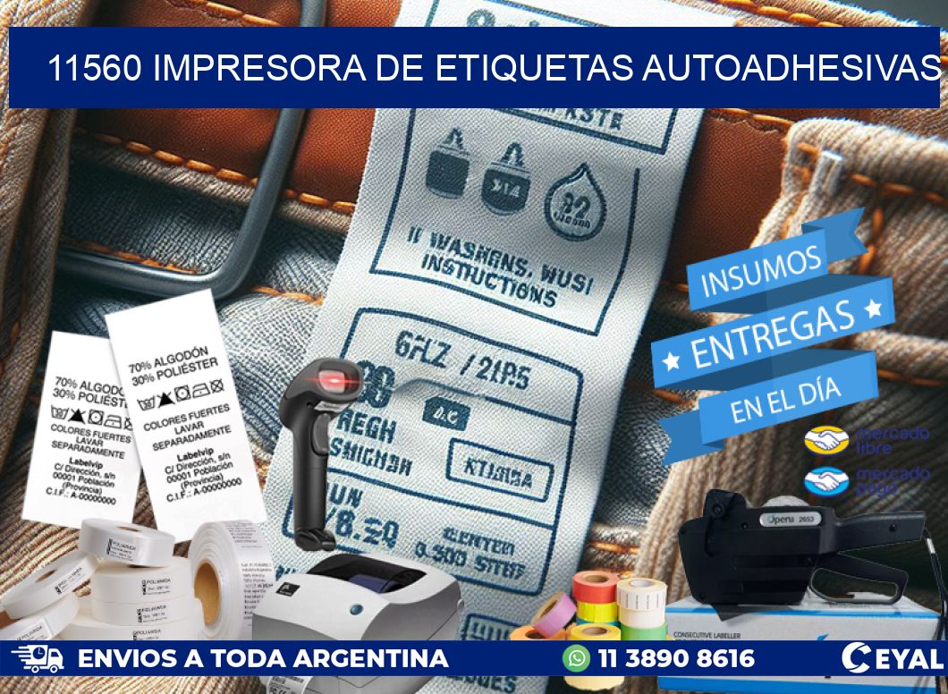 11560 IMPRESORA DE ETIQUETAS AUTOADHESIVAS
