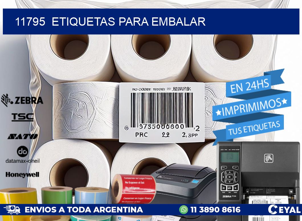 11795  ETIQUETAS PARA EMBALAR