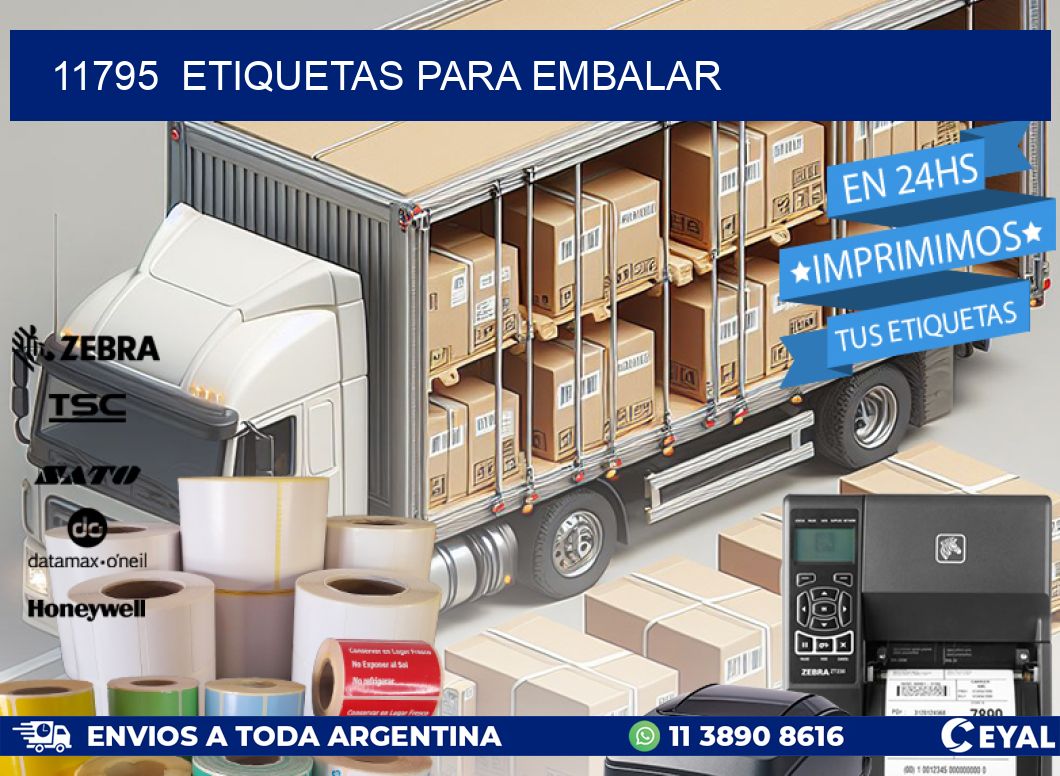 11795  ETIQUETAS PARA EMBALAR